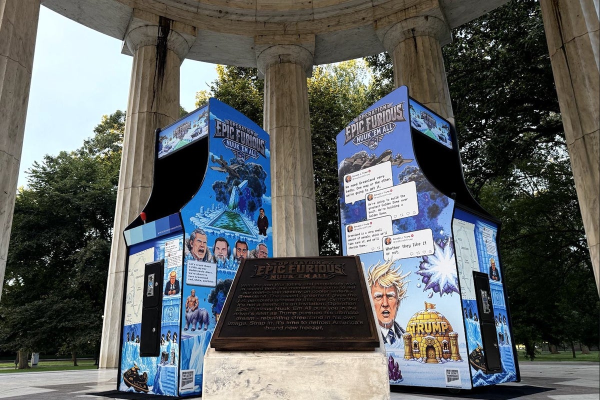 Anti-Trump Activists Launch New Video Game in DC to Mock Greenland Ambitions Anti-Trump Activists Launch New Video Game in DC to Mock Greenland Ambitions