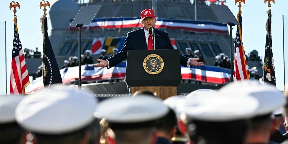 Trump Announces Baltimore Submarine Shipyard Amidst Wide-Ranging Address Trump Announces Baltimore Submarine Shipyard Amidst Wide-Ranging Address