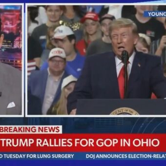 Newsmax Abruptly Cuts Live Feed of Trump Ohio Rally After Candid Remarks Newsmax Abruptly Cuts Live Feed of Trump Ohio Rally After Candid Remarks