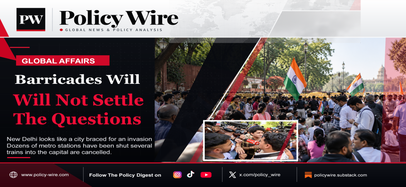 Barricades Will Not Settle the Questions
