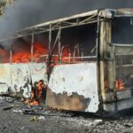 30 Killed in Russian Bombing of Two Buses in Kramatorsk, Ukraine 30 Killed in Russian Bombing of Two Buses in Kramatorsk, Ukraine