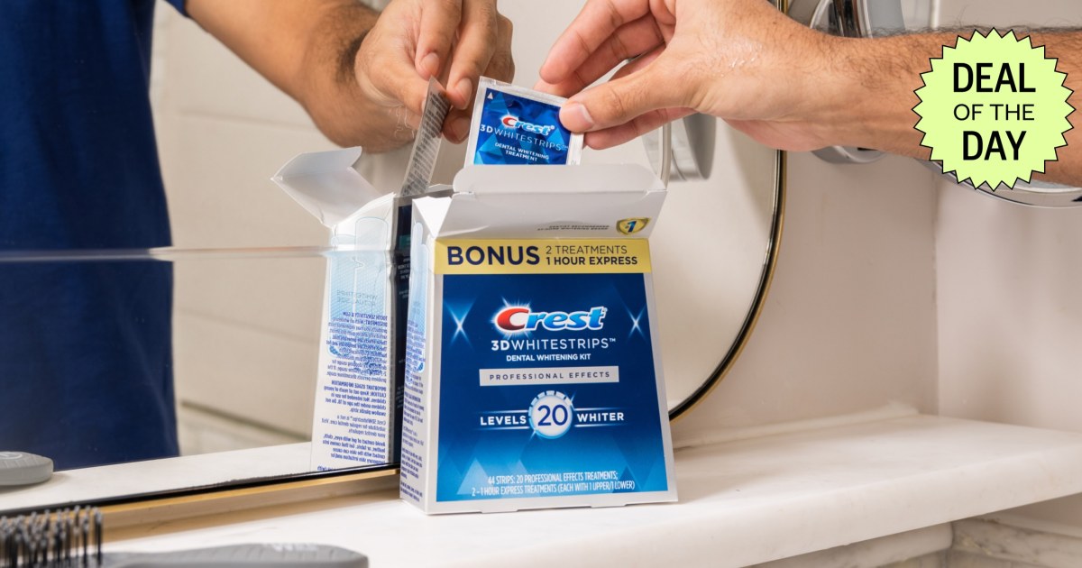 Crest 3D Whitestrips Drop Below Prime Day Pricing with New Amazon Sale Crest 3D Whitestrips Drop Below Prime Day Pricing with New Amazon Sale