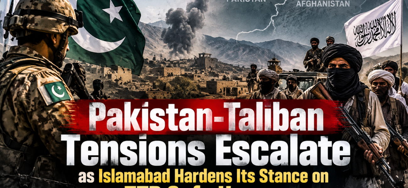 Pakistan-Taliban Tensions Escalate as Islamabad Hardens Its Stance on TTP Safe Havens Pakistan-Taliban Tensions Escalate as Islamabad Hardens Its Stance on TTP Safe Havens