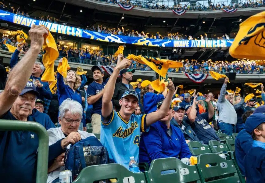 Brewers Fans Descend on St. Petersburg as Team Eyes First World Series Title Brewers Fans Descend on St. Petersburg as Team Eyes First World Series Title