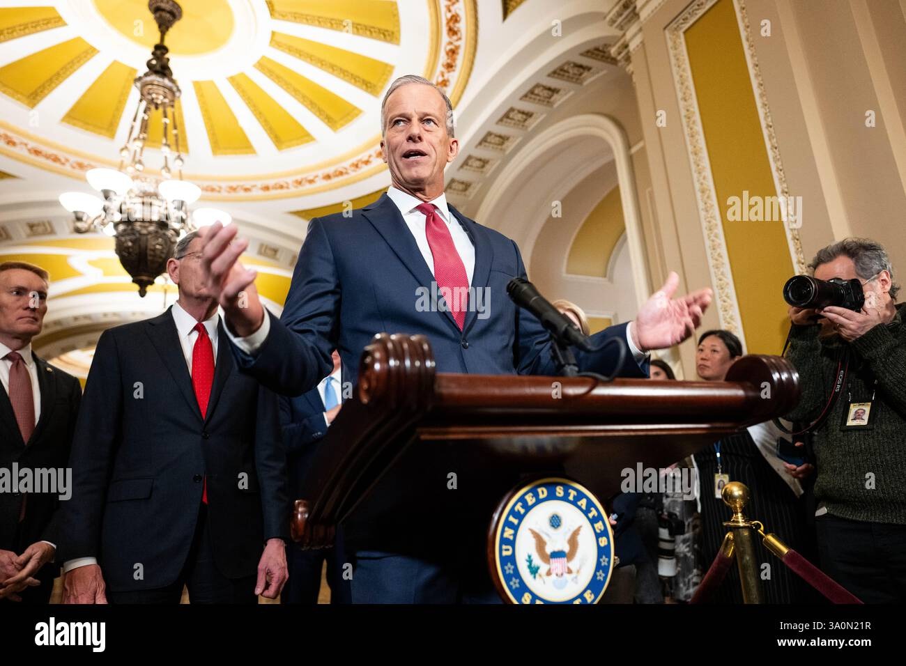 John Thune’s High-Stakes Gamble: Navigating the GOP Senate Majority Amid Midterm Volatility