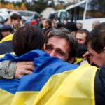Ukrainian Civilians Evacuated from Russian-Controlled Territory Under Ceasefire Agreement