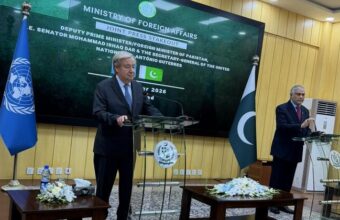 Guterres Urges Diplomacy to End US-Iran Conflict During Pakistan Visit