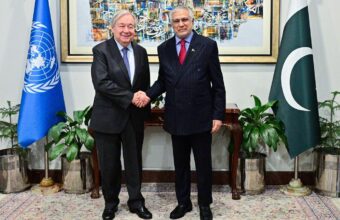 UN Chief Meets Pakistan’s Deputy PM on Regional and Global Issues