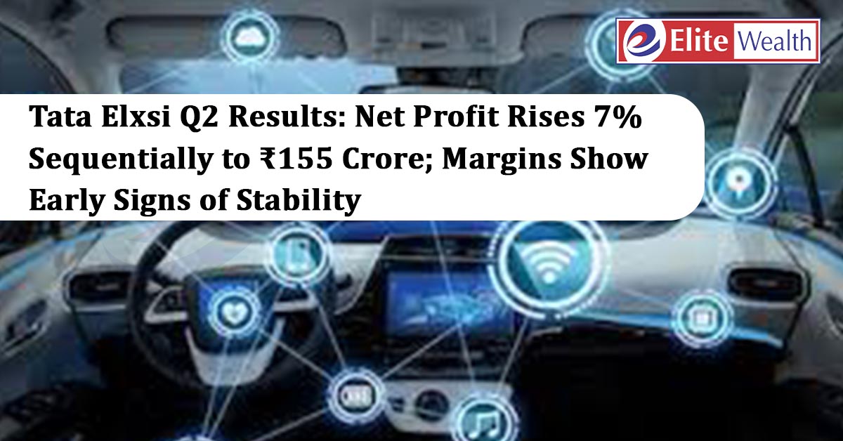 Tata Elxsi Sees 10% Q2 Profit Surge, Driven by Transportation and Media Growth Tata Elxsi Sees 10% Q2 Profit Surge, Driven by Transportation and Media Growth