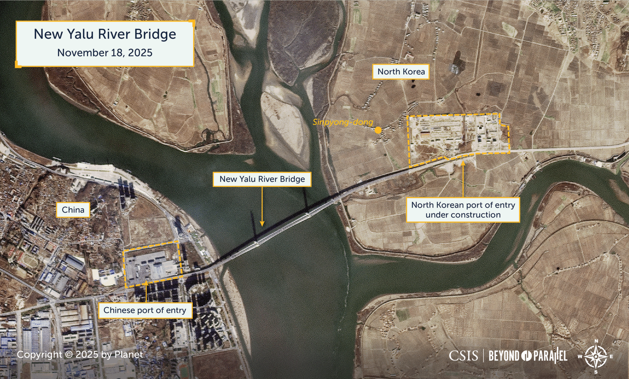 New Yalu River Bridge Set to Open October 15, Boosting China-North Korea Trade New Yalu River Bridge Set to Open October 15, Boosting China-North Korea Trade