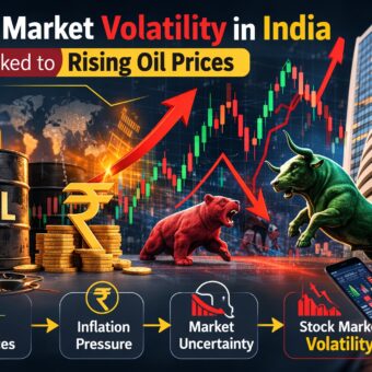 Indian Equities Retreat as Surging Crude Oil Prices Dampen Market Sentiment