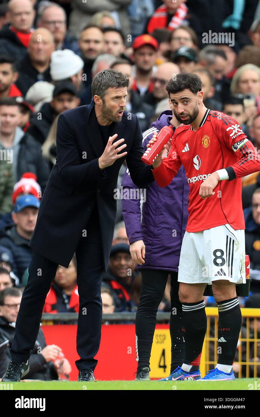 Michael Carrick Benches Bruno Fernandes Following Public Criticism