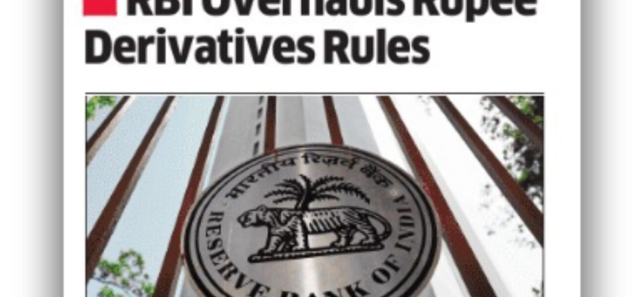 India’s RBI Tightens Rules on Rupee Derivatives, Raises Cash Reserve Requirement India’s RBI Tightens Rules on Rupee Derivatives, Raises Cash Reserve Requirement