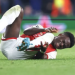 Arsenal Star Bukayo Saka Ruled Out of Everton Clash Following Thigh Injury