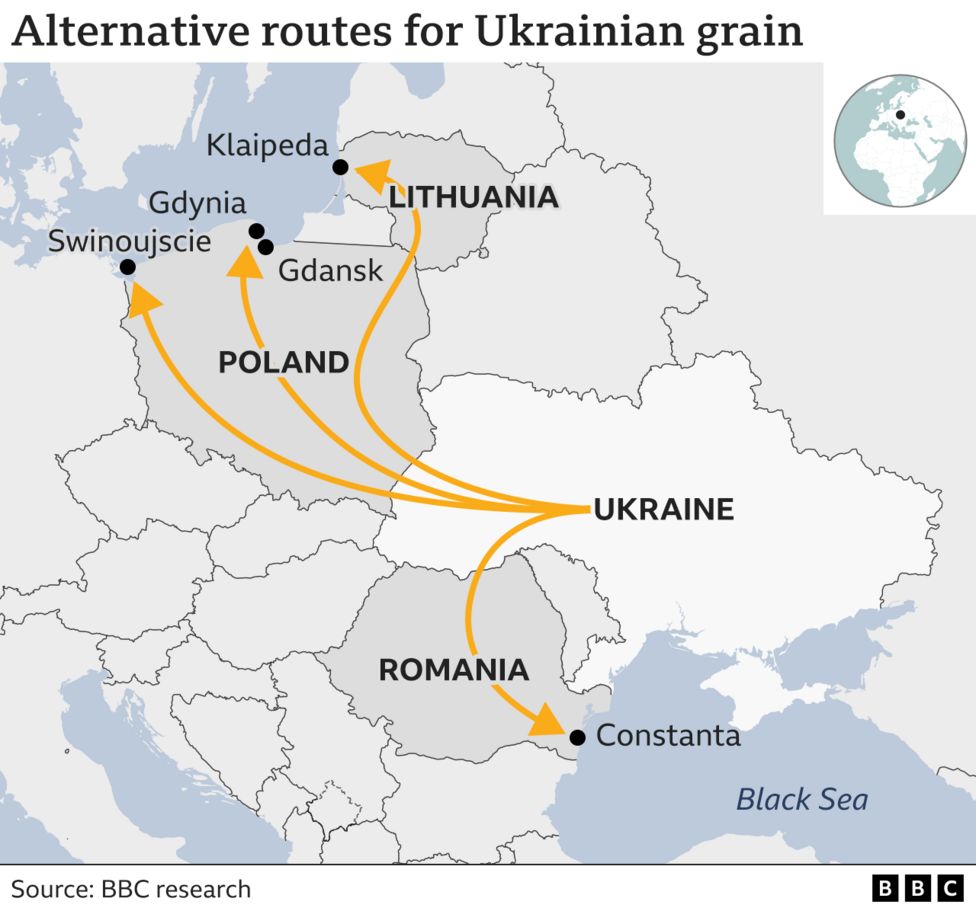 Ukraine Negotiates With EU Neighbors to Relocate Grain Customs and Evade Russian Drones Ukraine Negotiates With EU Neighbors to Relocate Grain Customs and Evade Russian Drones