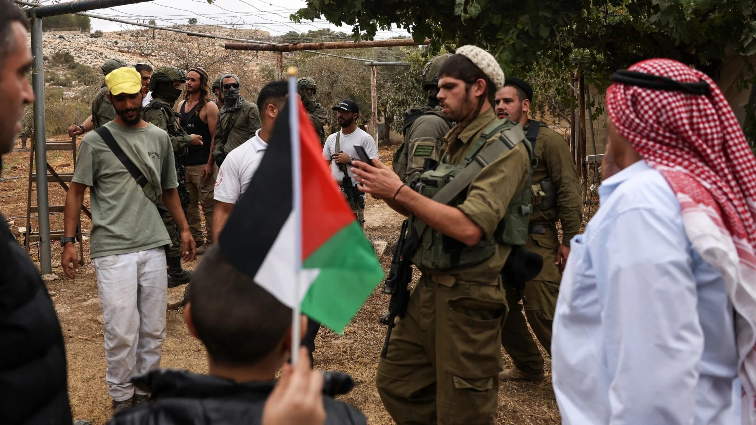 Masked Settlers Target Palestinian Olive Harvest in Violent West Bank Raid