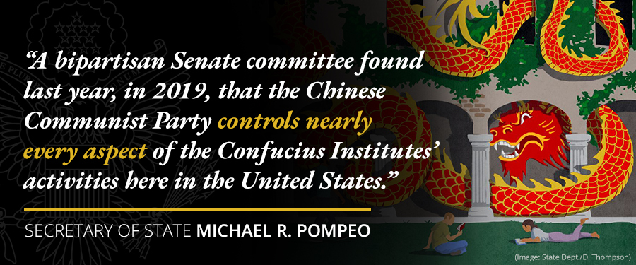 China Condemns US Stigmatization After Pentagon Labels Confucius Institutes National Security Threats