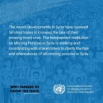 Syria Achieves Breakthrough in Identifying Missing Persons Through DNA Testing Syria Achieves Breakthrough in Identifying Missing Persons Through DNA Testing