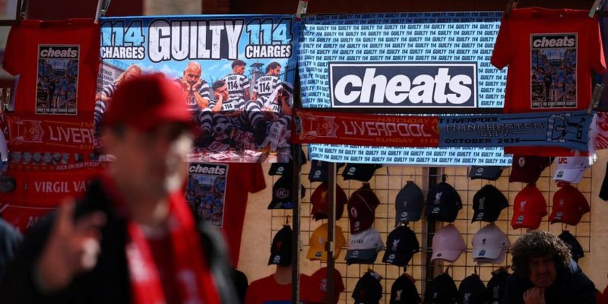 Manchester City Faced Harsh Reception at Anfield After Financial Ruling Manchester City Faced Harsh Reception at Anfield After Financial Ruling