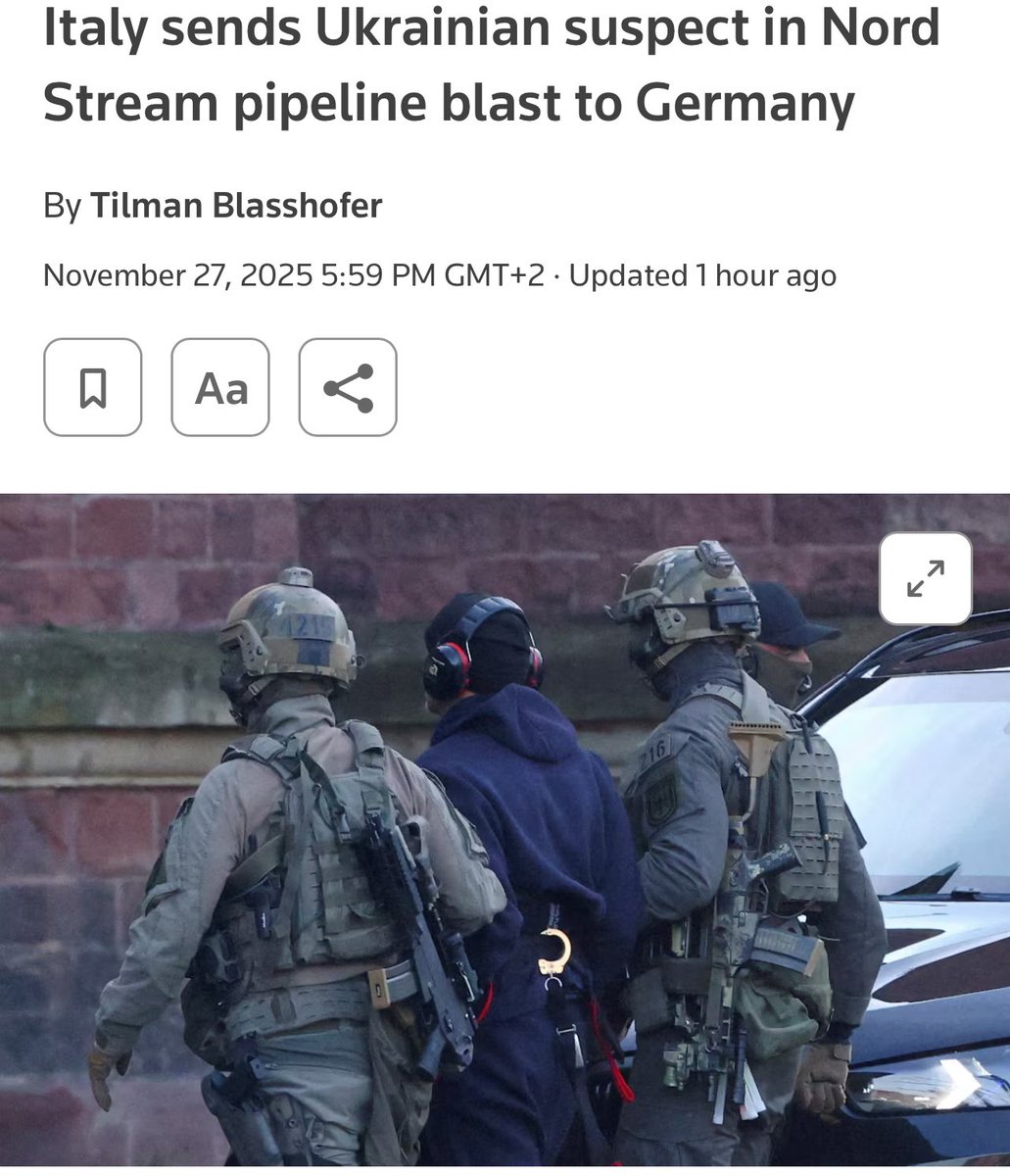 Ukrainian Ex-Officer Faces Trial in Germany Over Nord Stream Pipeline Explosions Ukrainian Ex-Officer Faces Trial in Germany Over Nord Stream Pipeline Explosions
