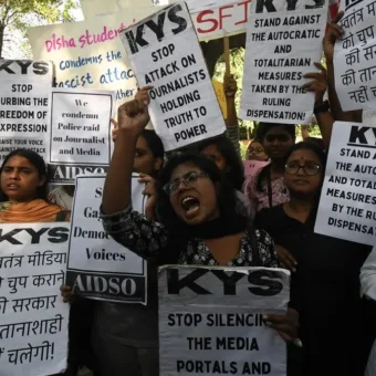 India Faces Criticism Over Journalist Crackdown During Youth Protests