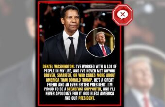 POLICY WIRE FACT CHECK: Did Denzel Washington say he’s ‘never met anyone braver, smarter’ than Trump? POLICY WIRE FACT CHECK: Did Denzel Washington say he’s ‘never met anyone braver, smarter’ than Trump?