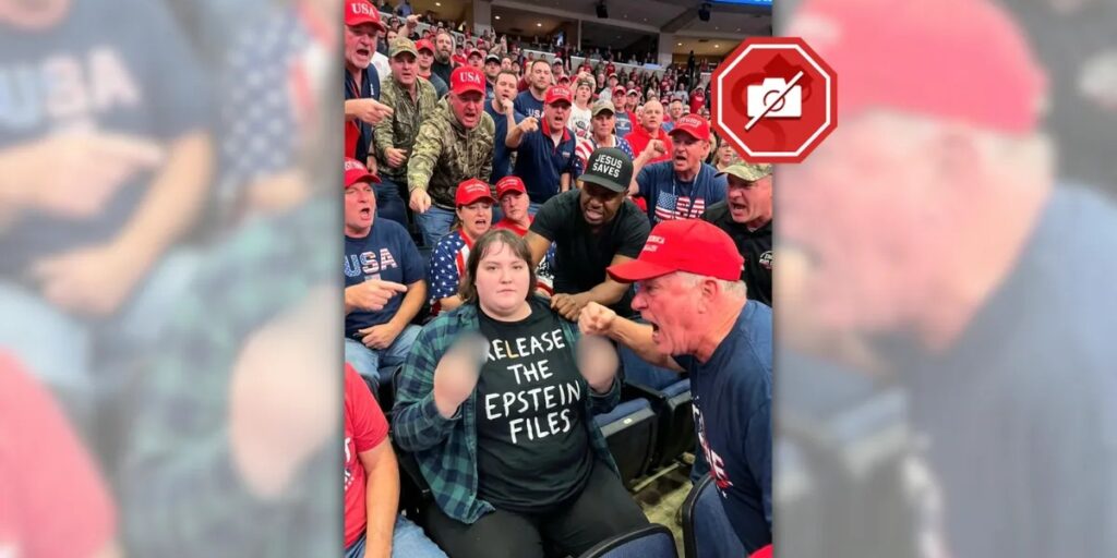 POLICY WIRE FACT CHECK: Viral Image of Protester at Ohio Trump Rally Exposed as AI Fabrication POLICY WIRE FACT CHECK: Viral Image of Protester at Ohio Trump Rally Exposed as AI Fabrication