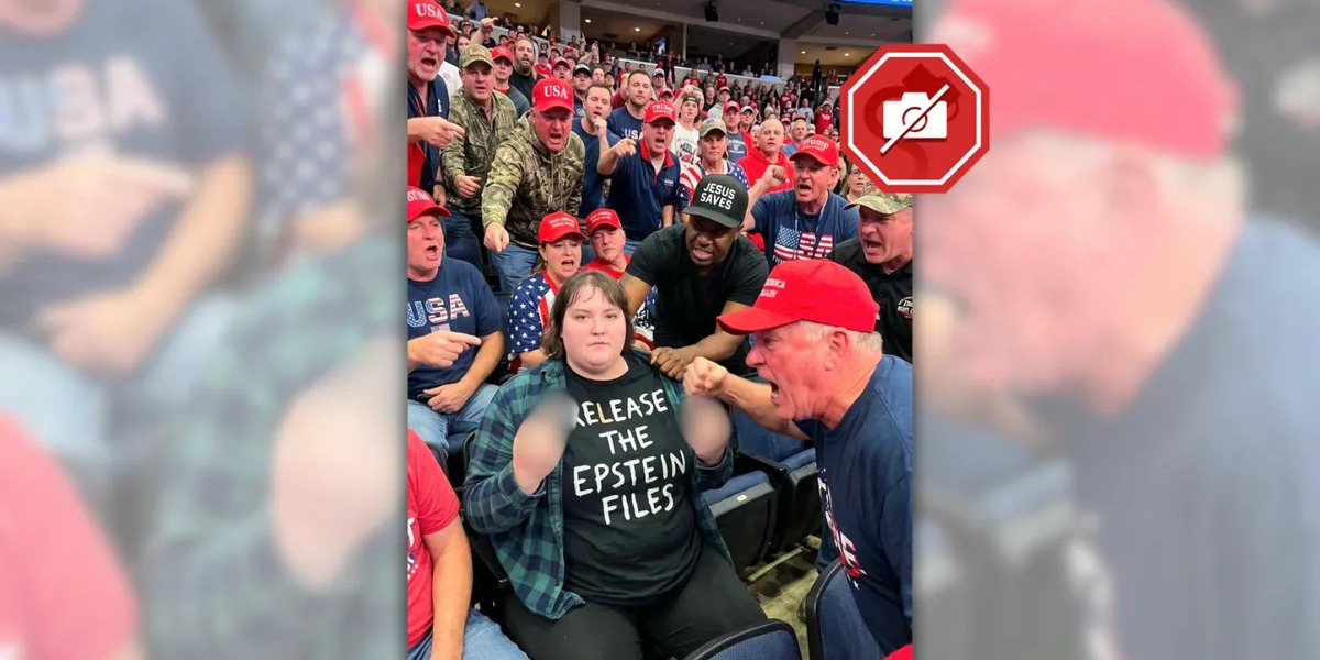 POLICY WIRE FACT CHECK: Viral Image of Protester at Ohio Trump Rally Exposed as AI Fabrication POLICY WIRE FACT CHECK: Viral Image of Protester at Ohio Trump Rally Exposed as AI Fabrication