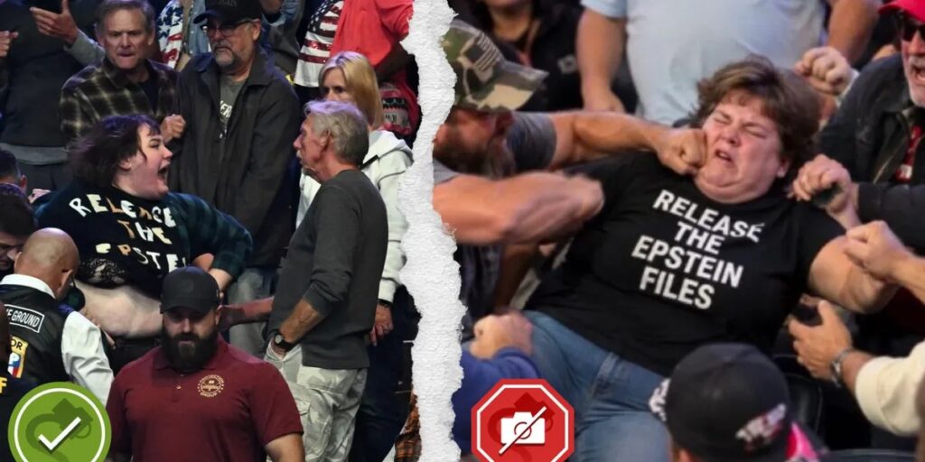 POLICY WIRE FACT CHECK: Viral Image of Protester Assault at Trump Rally Exposed as AI Fabrication POLICY WIRE FACT CHECK: Viral Image of Protester Assault at Trump Rally Exposed as AI Fabrication