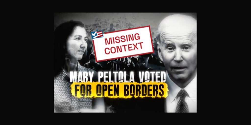 POLICY WIRE FACT CHECK: Alaska Campaign Ad Distorts Record on Border Security and Fentanyl Trafficking POLICY WIRE FACT CHECK: Alaska Campaign Ad Distorts Record on Border Security and Fentanyl Trafficking