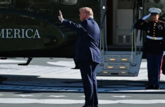 POLICY WIRE FACT CHECK: Viral Video of Trump Waving at ‘Nobody’ Before Boarding Marine One Debunked
