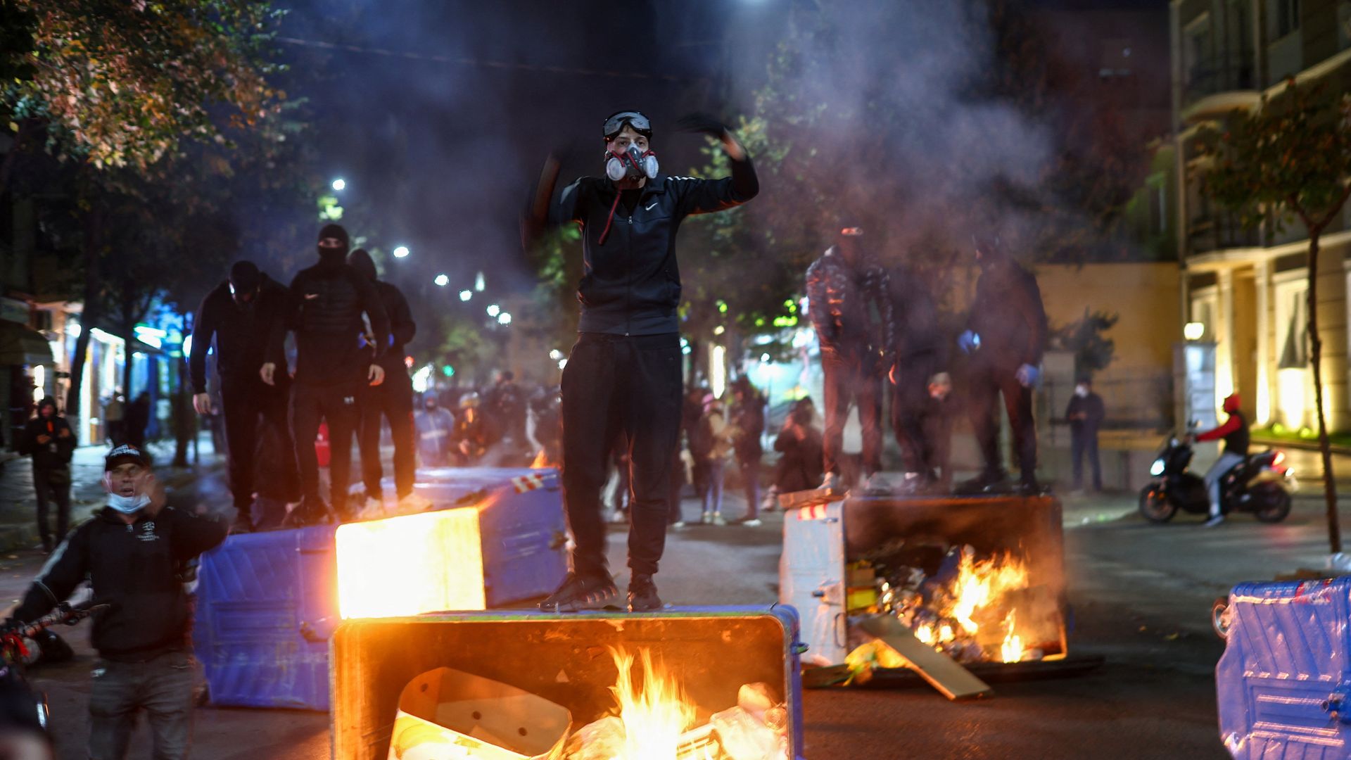 Albanian Anti-Government Protests Turn Violent as Demonstrators Target State Buildings Albanian Anti-Government Protests Turn Violent as Demonstrators Target State Buildings