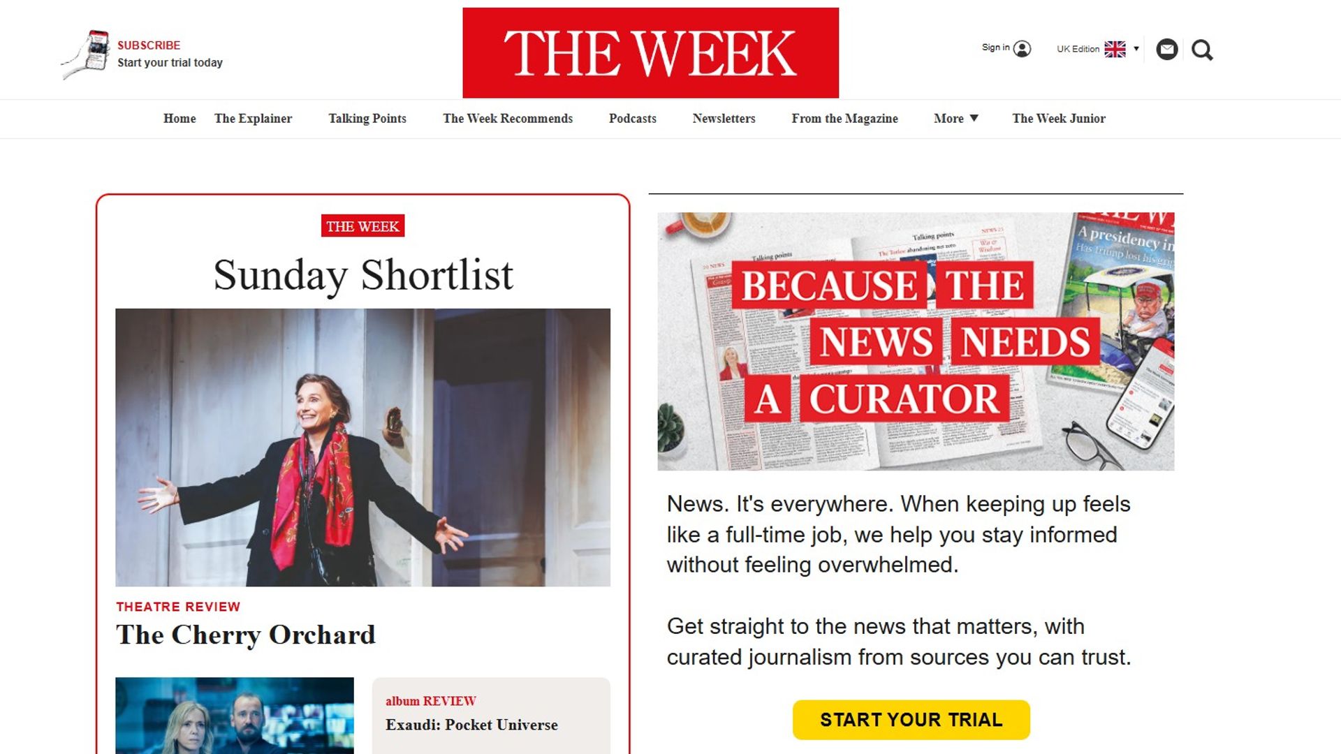 Future PLC Rejects Acquisition Interest in The Week Magazine Future PLC Rejects Acquisition Interest in The Week Magazine