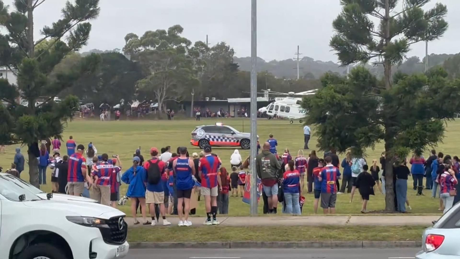 Car Crashes Into Rugby Fans in Newcastle, Injuring Nine Car Crashes Into Rugby Fans in Newcastle, Injuring Nine