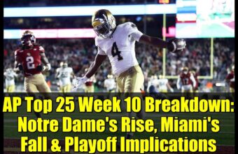 Georgia Claims Top Spot in AP Top 25 as Notre Dame and Miami Follow
