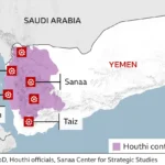Houthi Rebels Report Airstrikes in Yemen Amid Escalating Middle East Tensions