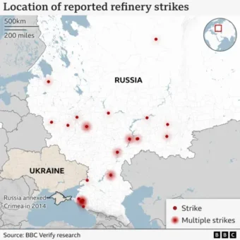 Ukraine Resumes Strikes on Russian Refineries as Tensions with Washington Escalate Ukraine Resumes Strikes on Russian Refineries as Tensions with Washington Escalate