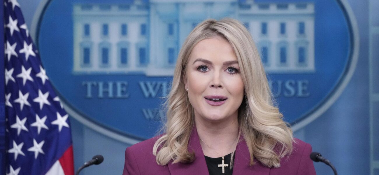 Trump’s New Spokesperson Makes Brief Appearance Before Reporters