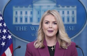 Trump’s New Spokesperson Makes Brief Appearance Before Reporters Trump’s New Spokesperson Makes Brief Appearance Before Reporters