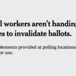 Fact Check: Viral Claims About Poll Worker Markings on Ballots Are False