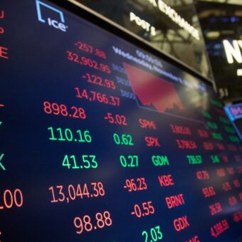 U.S. Stocks Edge Near Record High Amid Mixed Trading
